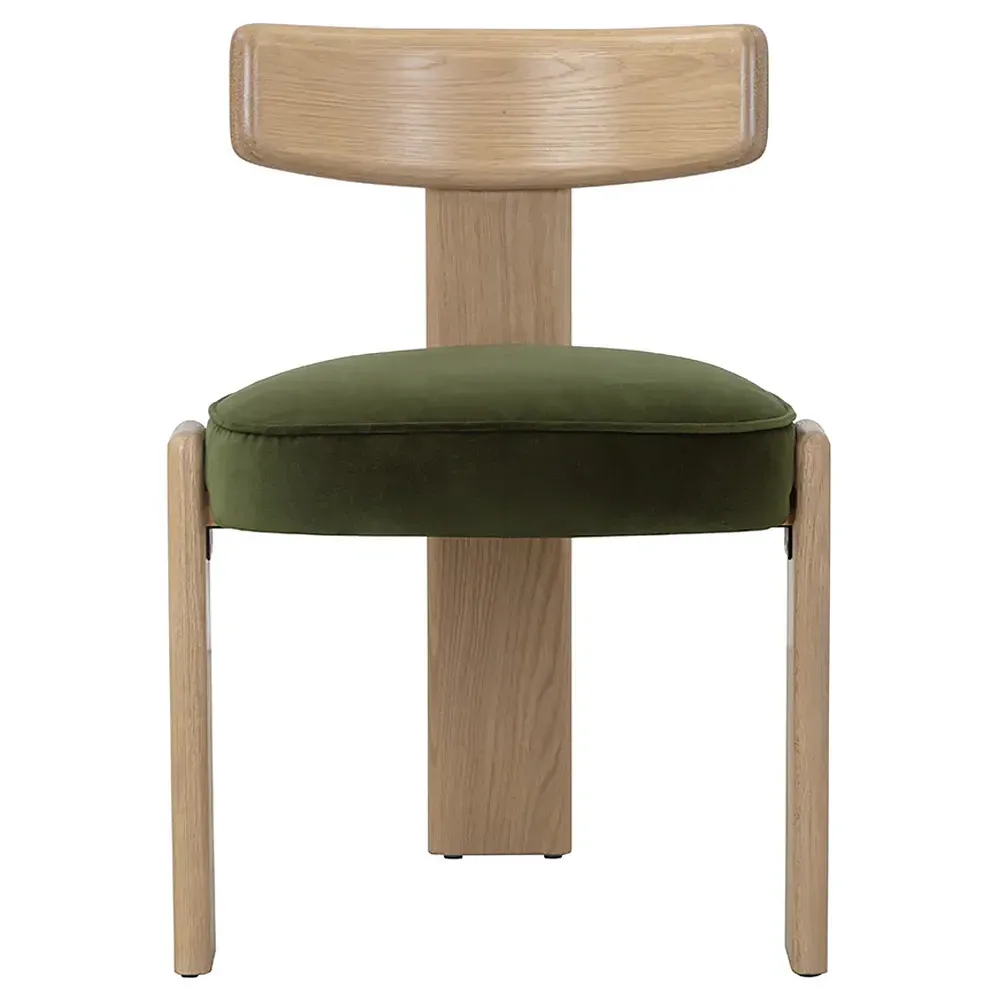 Cobham Dining Side Chair Set of 2 - Green, Oak image