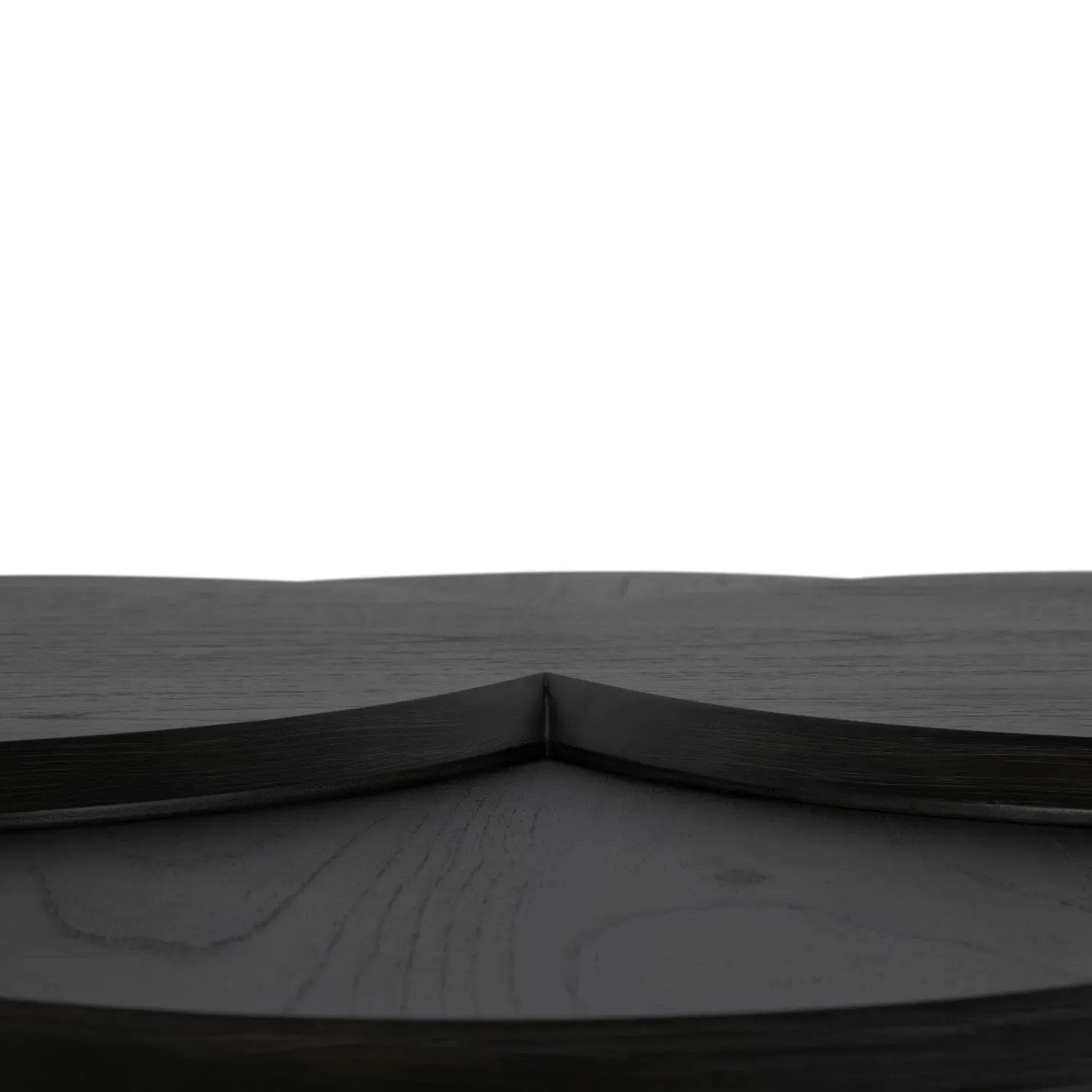 Coco Round Coffee Table - Black, Mindi Wood