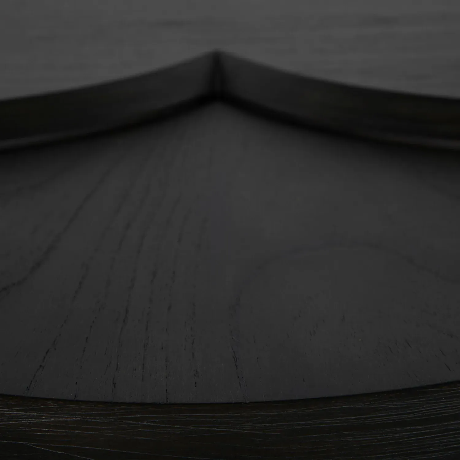 Coco Round Coffee Table - Black, Mindi Wood