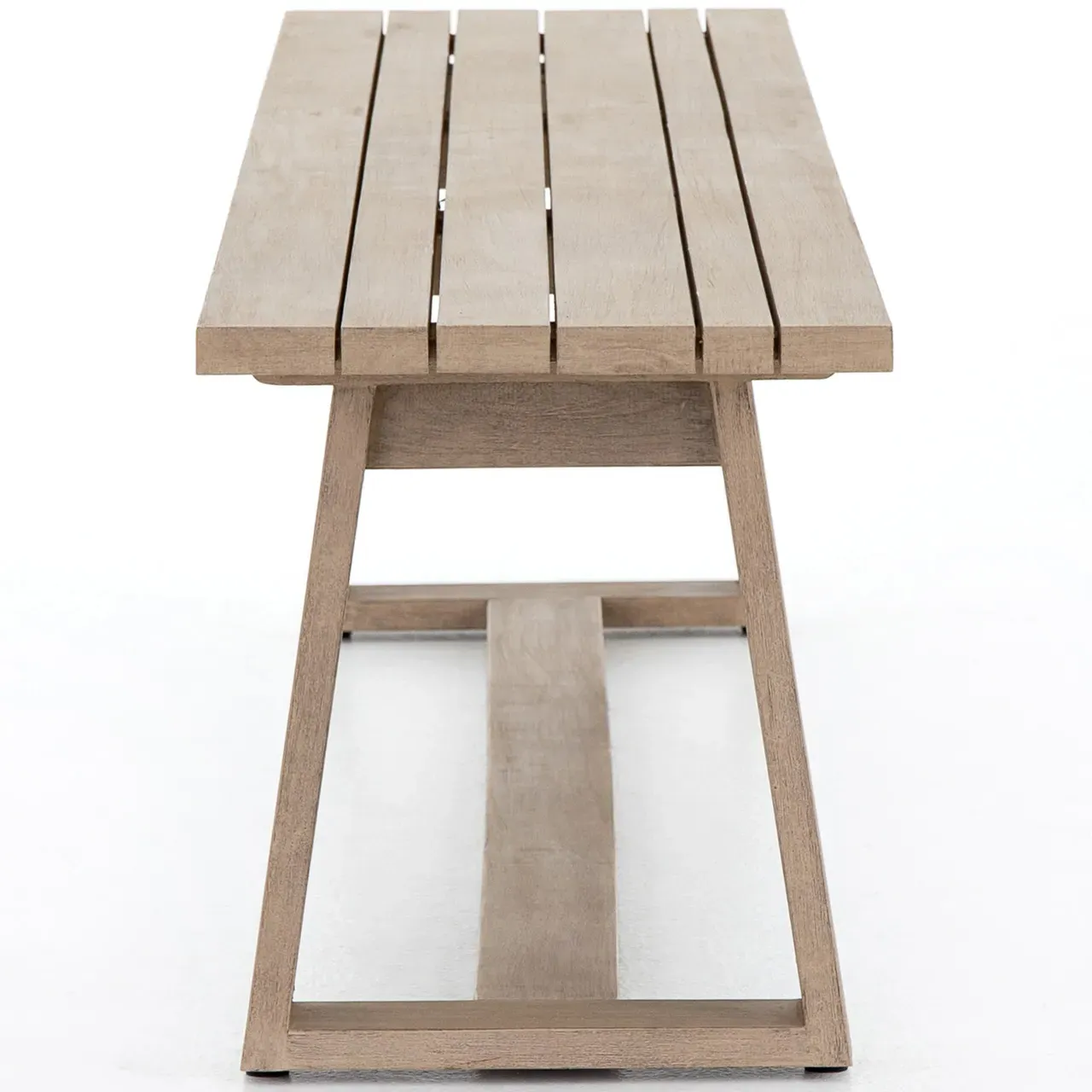 Cody Outdoor Dining Bench - Natural, Teak