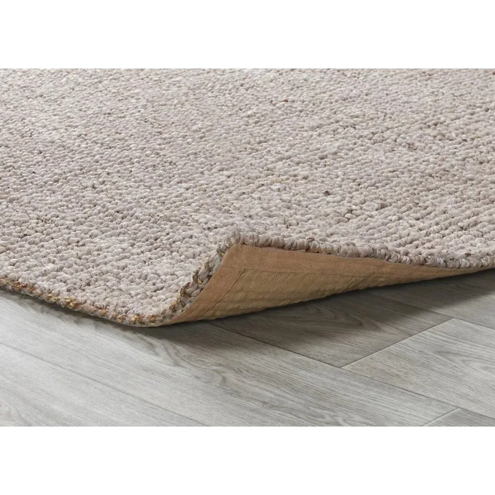 Cole 2x3 Solid Loop Jute Rug - Beige