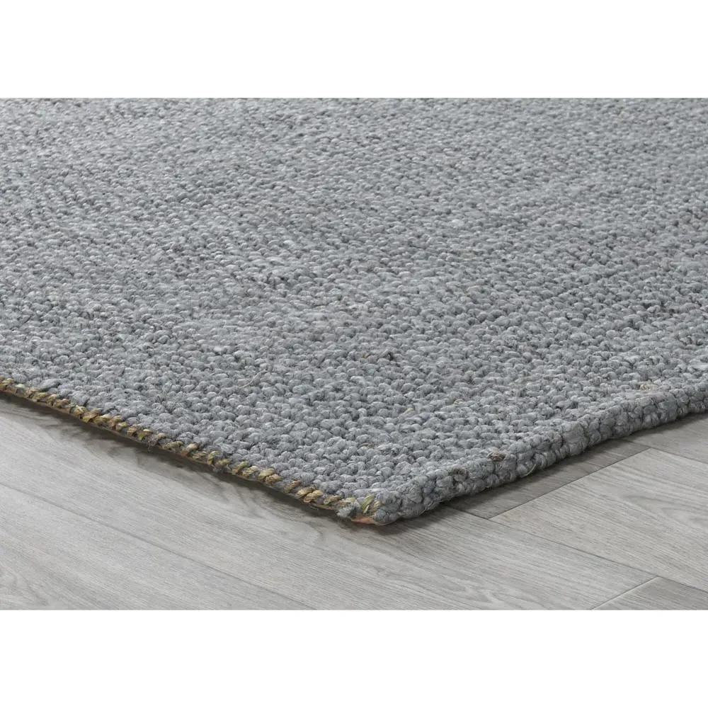 Cole 2x3 Solid Loop Jute Rug - Blue