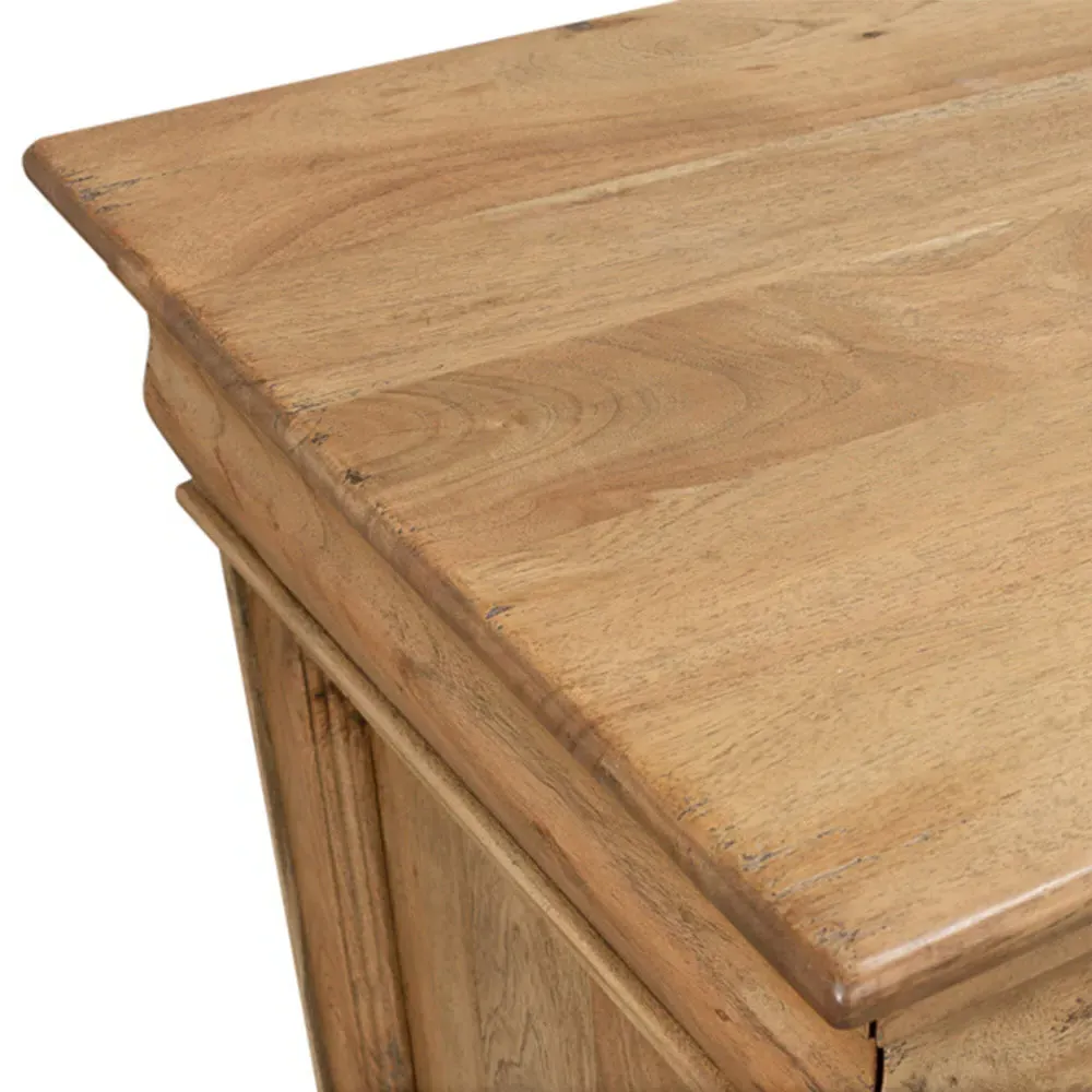 Cole 3-Door Buffet Sideboard - Brown, Walnut Wood