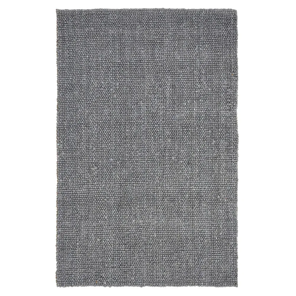 Cole 5x8 Solid Loop Jute Rug - Blue