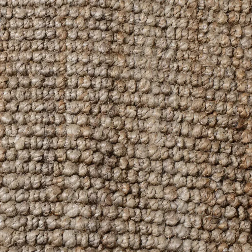 Cole 8x10 Solid Loop Jute Rug - Brown
