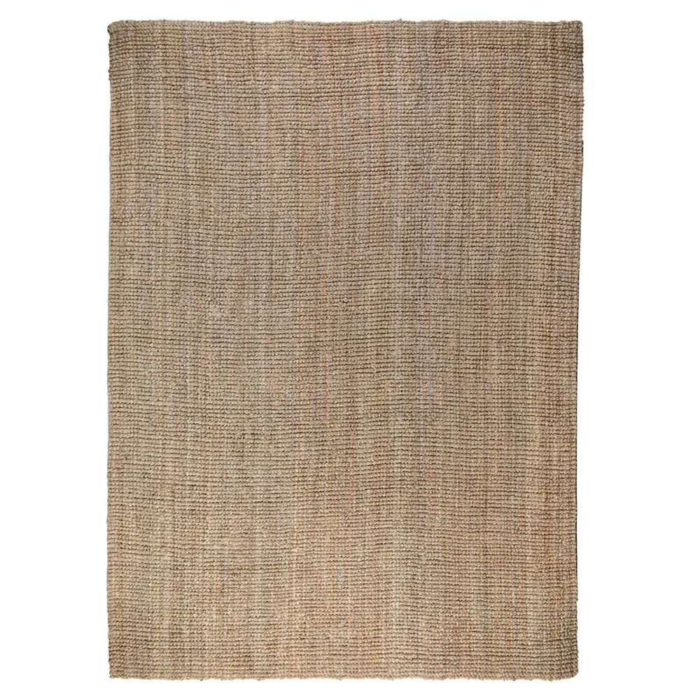 Cole 8x10 Solid Loop Jute Rug - Brown