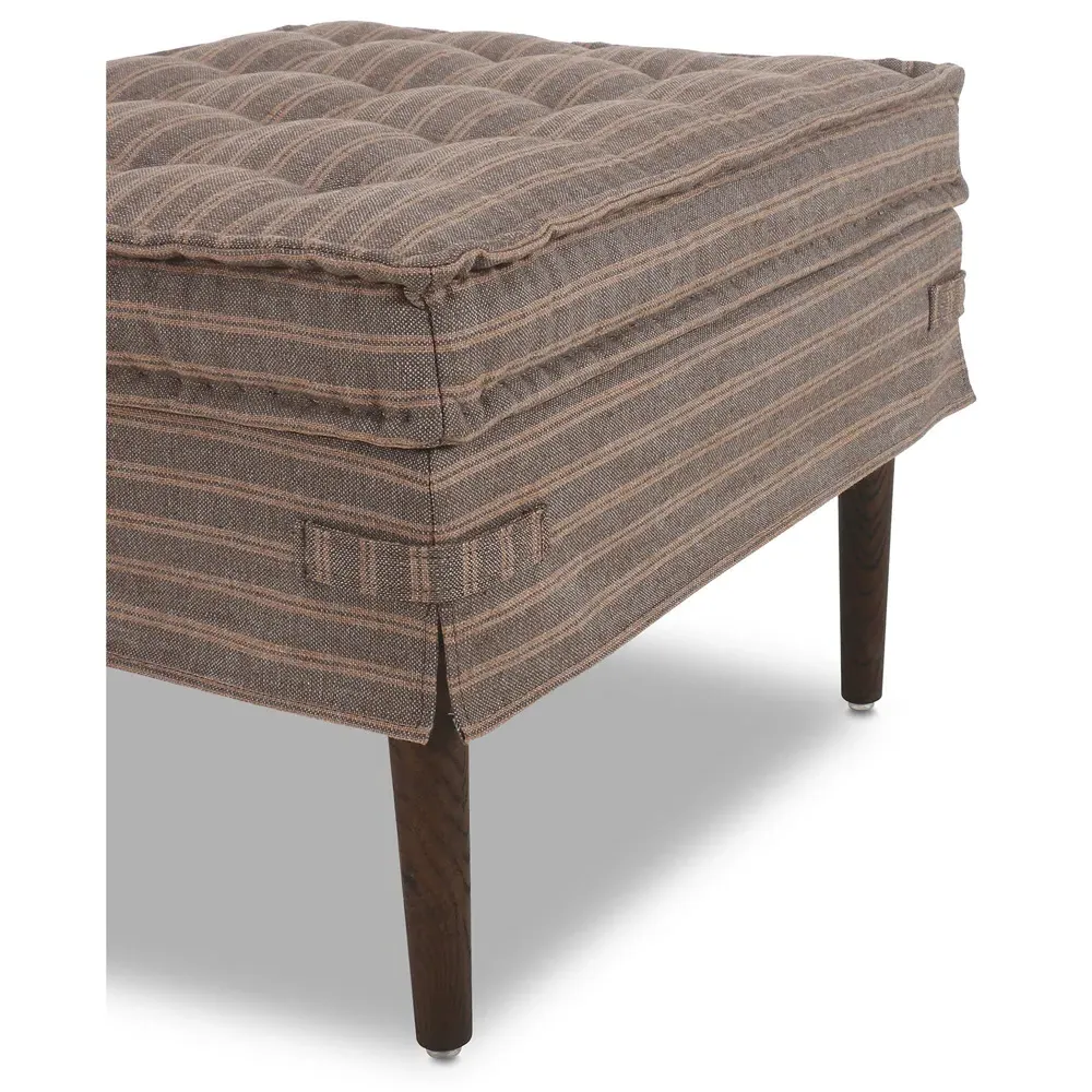 Cole Broadway Small Ottoman - Rodin Bark