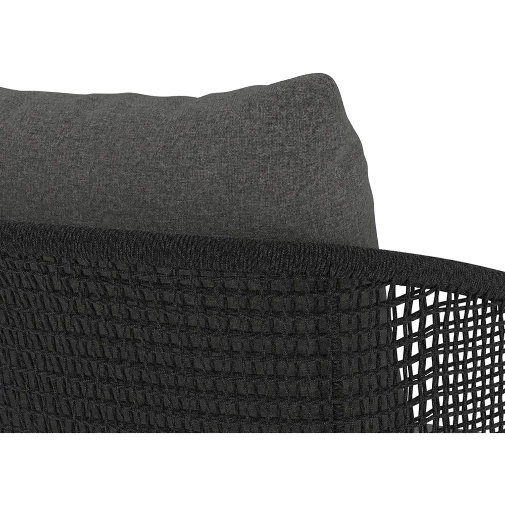 Coleman Woven Outdoor Counter Stool - Grey, Teak