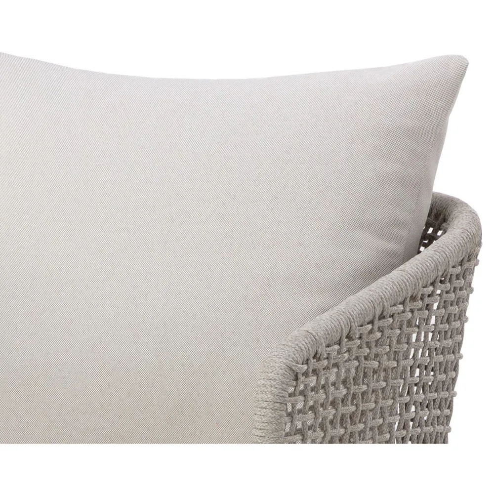 Coleman Woven Outdoor Dining Chair - Palazzo Cream, Teak