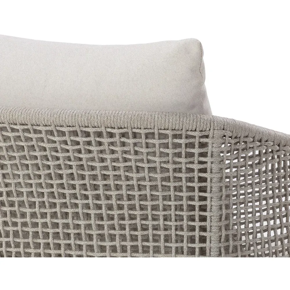 Coleman Woven Outdoor Dining Chair - Palazzo Cream, Teak