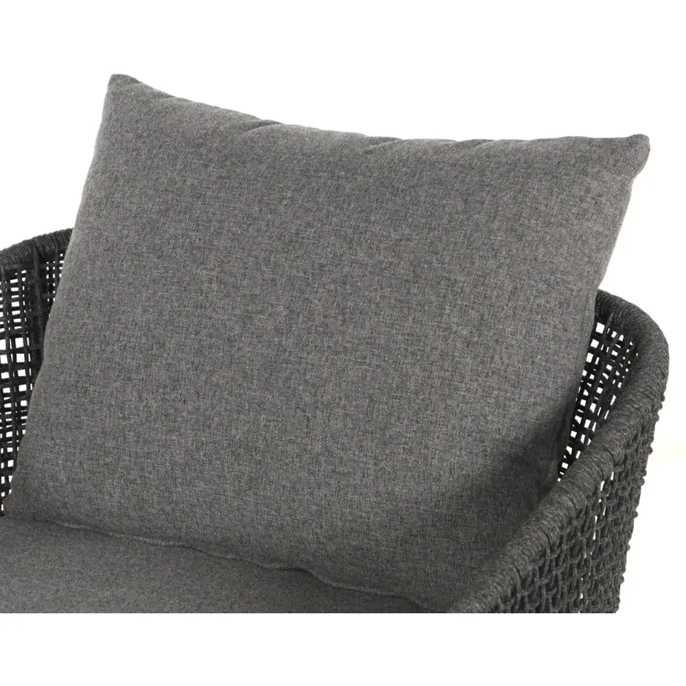 Coleman Woven Outdoor Lounge Chair - Grey, Teak