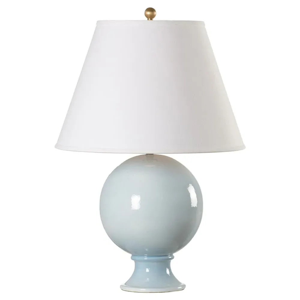 Colette Sphere Ceramic Table Lamp - Blue image
