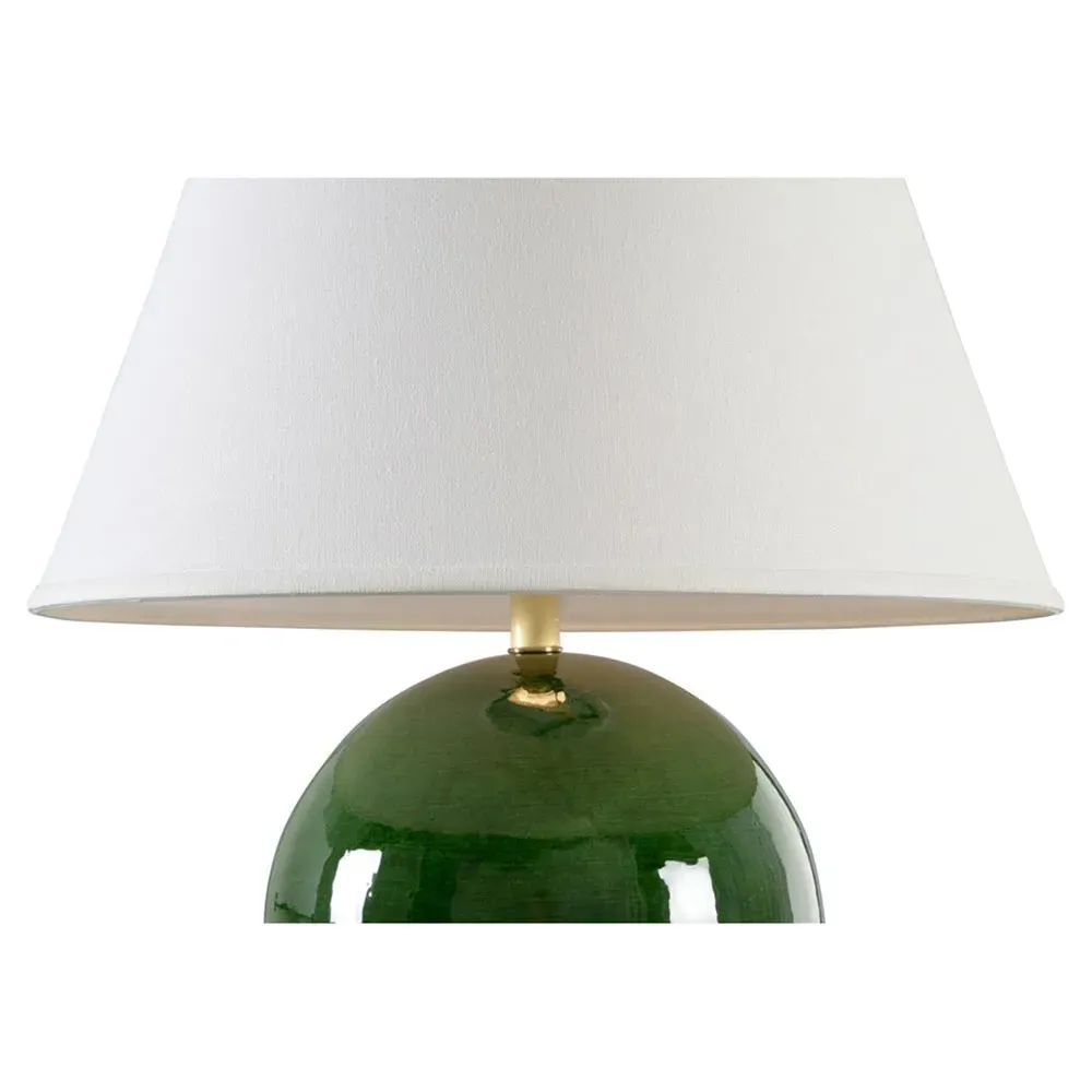 Colette Sphere Ceramic Table Lamp - Green