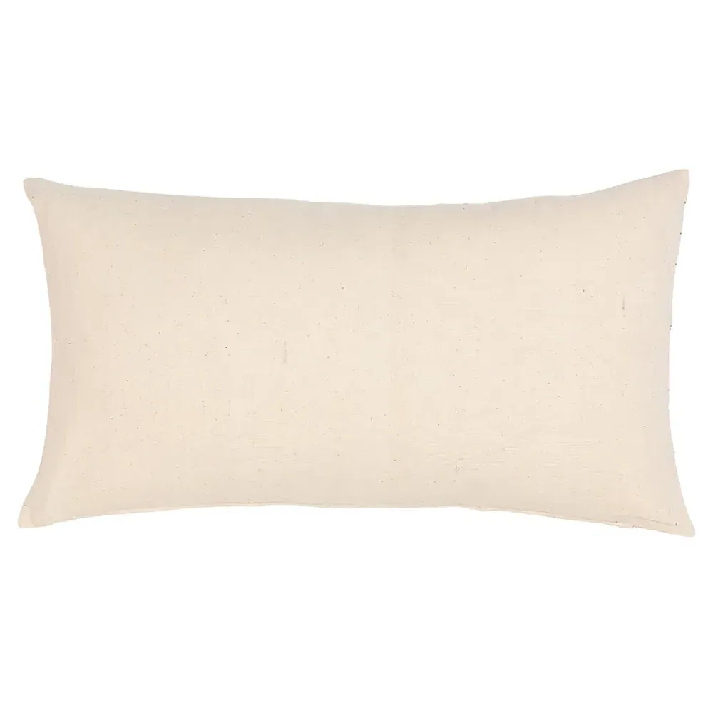 Colette Striped Lumbar Pillow Cover - Beige, Linen