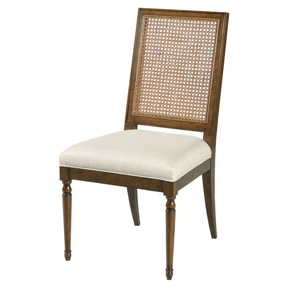 Collette Cane Back Dining Chair - Bordeaux Brown, Hardwood image
