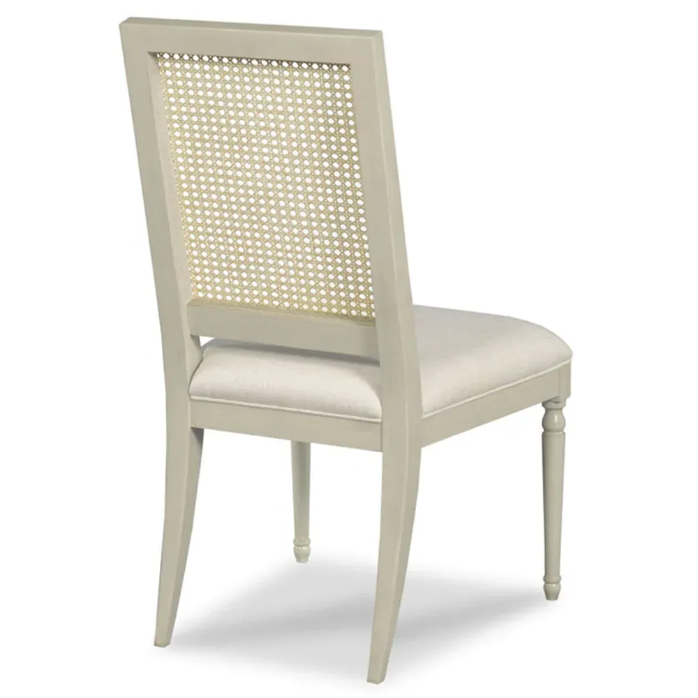 Collette Cane Back Dining Chair - Graystone, Hardwood