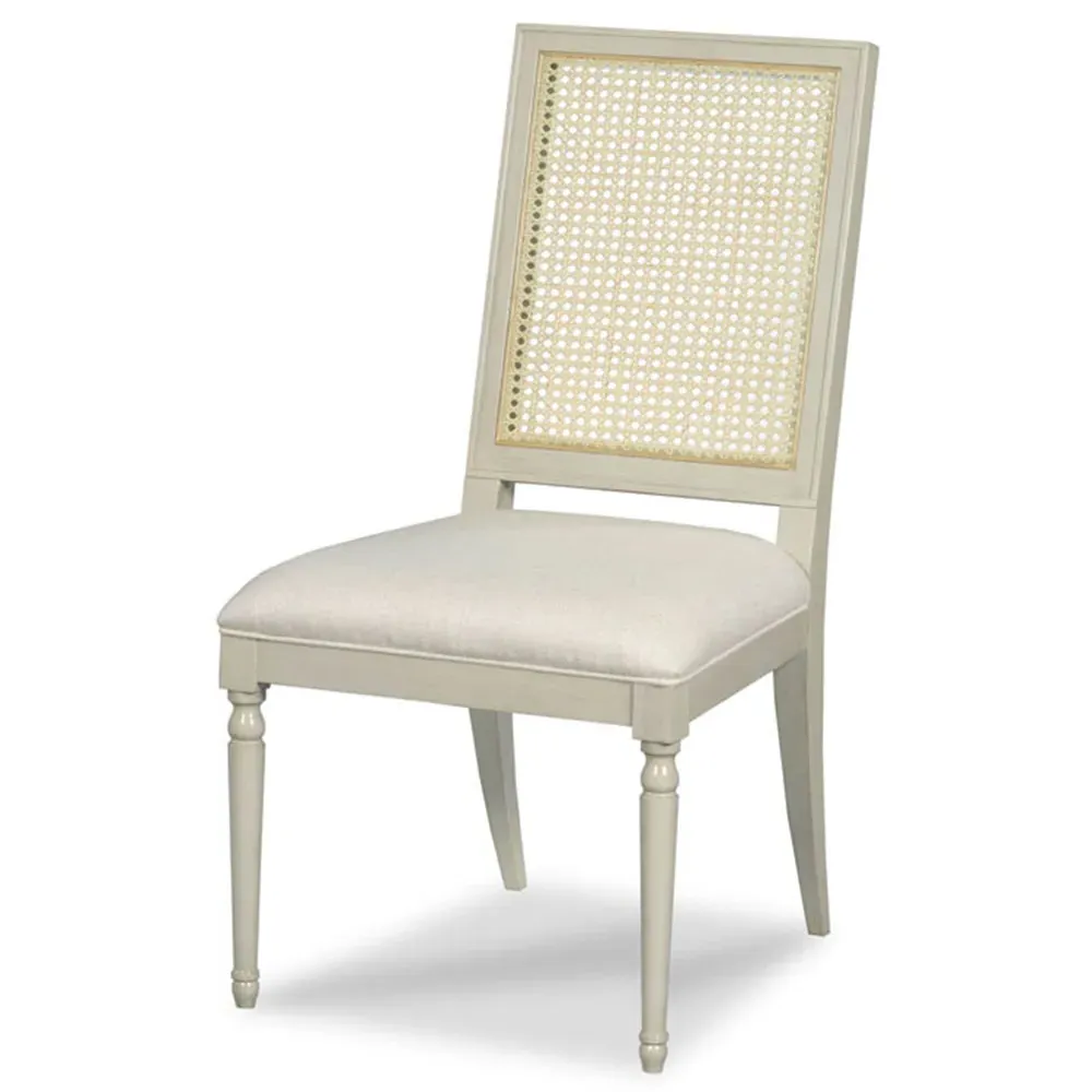 Collette Cane Back Dining Chair - Graystone, Hardwood