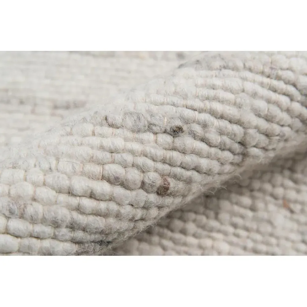 Collin Sandstone Rug - Grey, Wool