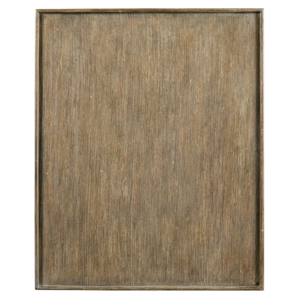 Collins Rectangular Lamp Table - Brown, Oak