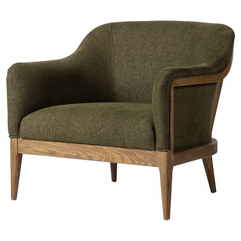 Colston Arm Chair - Olive, Ash