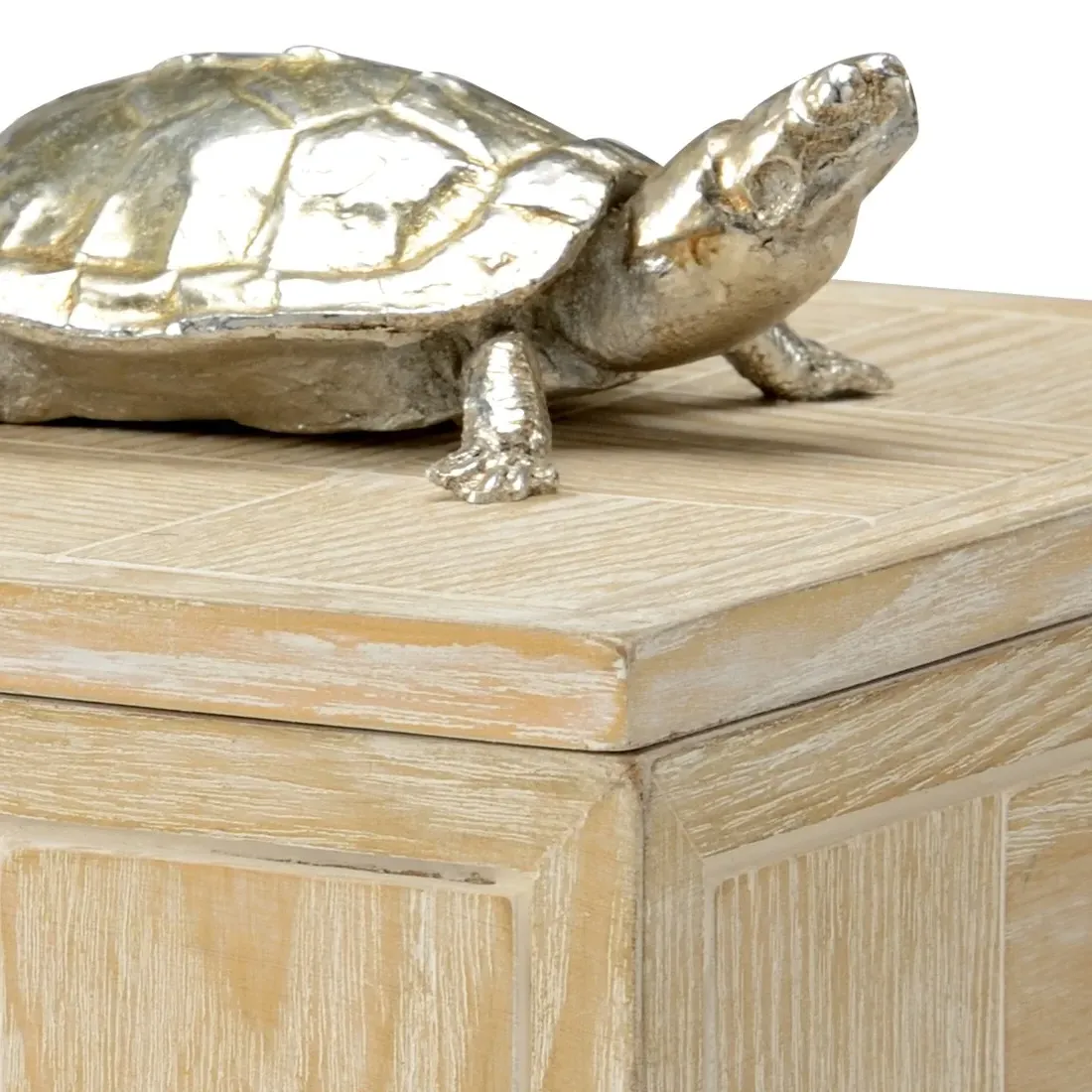 Colt Large Decorative Box - White, Wood