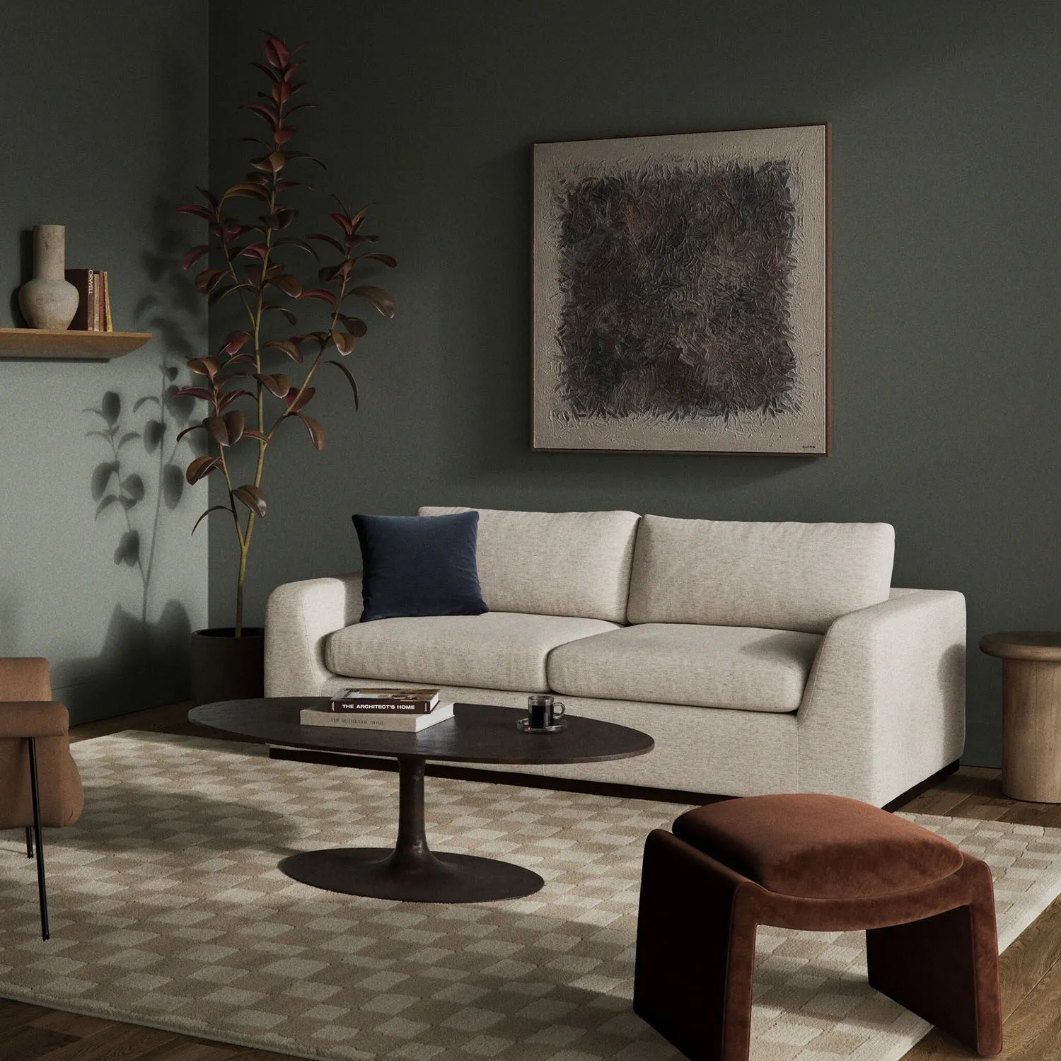 Colt Sleeper Sofa - Cream, Crypton Performance Fabric