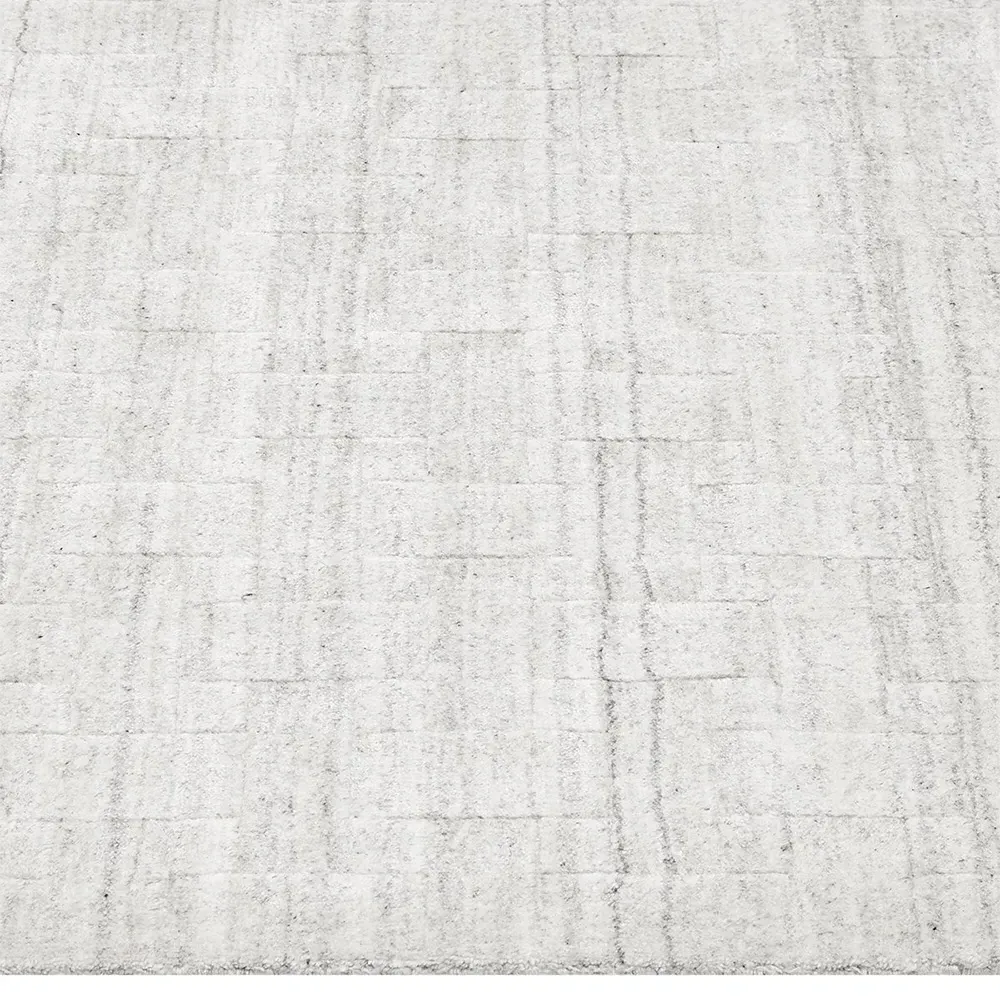 Colton Solid Rug - Alabaster Grey, Wool