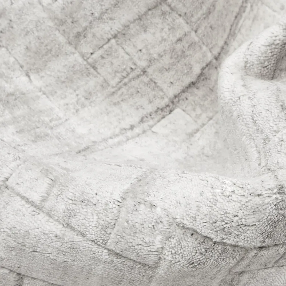 Colton Solid Rug - Alabaster Grey, Wool