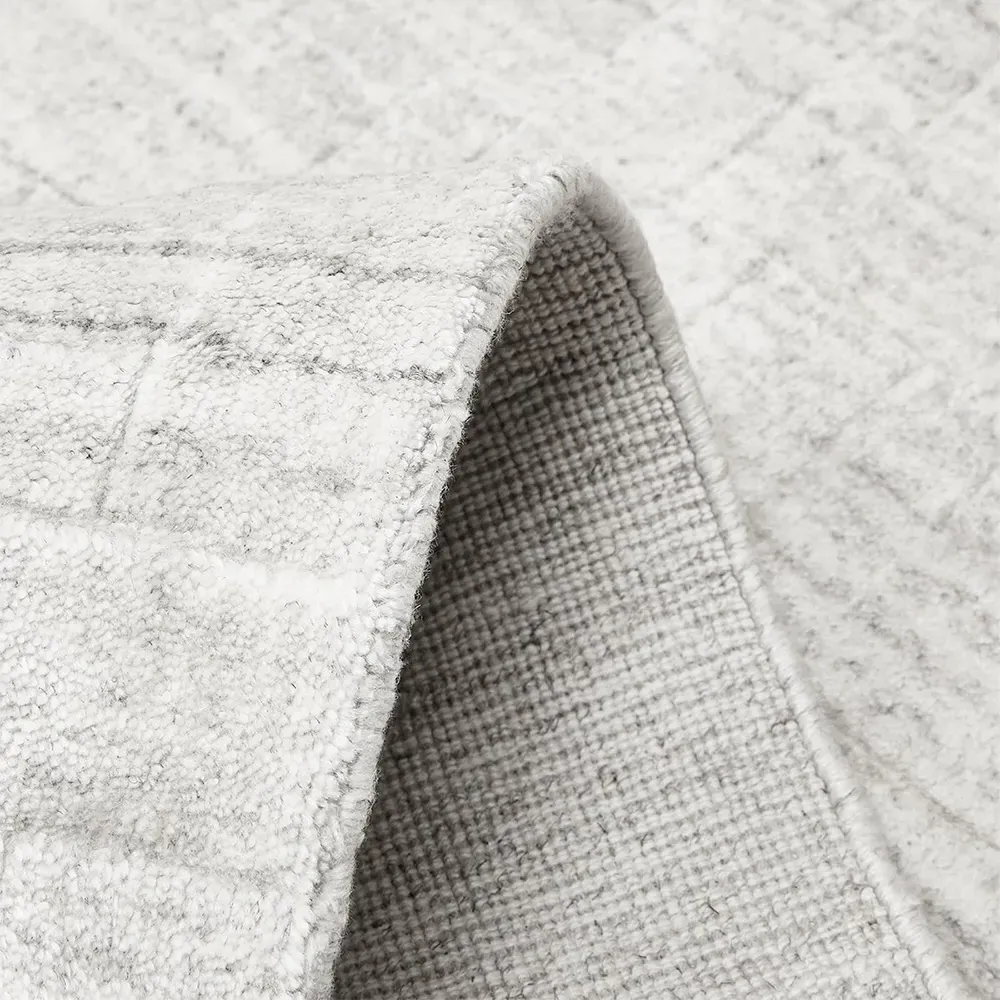 Colton Solid Rug - Alabaster Grey, Wool