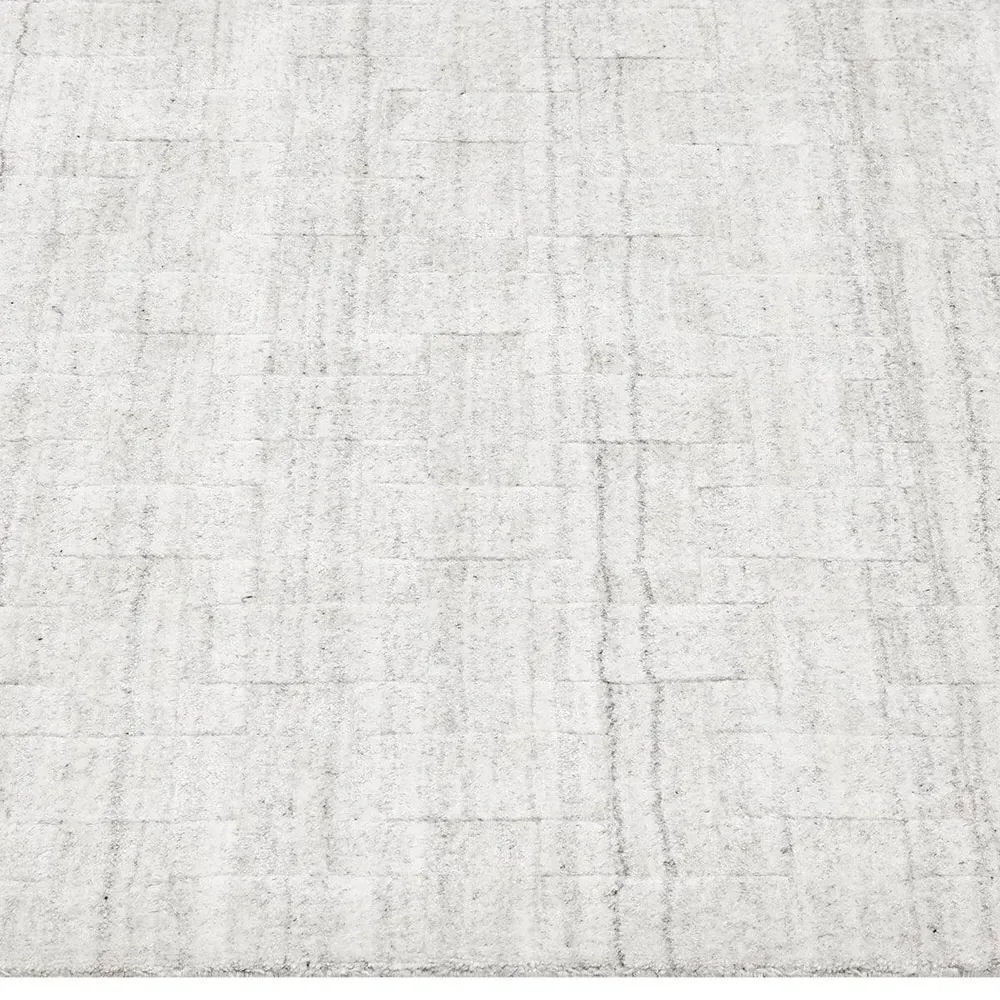 Colton Solid Rug - Alabaster Grey, Wool