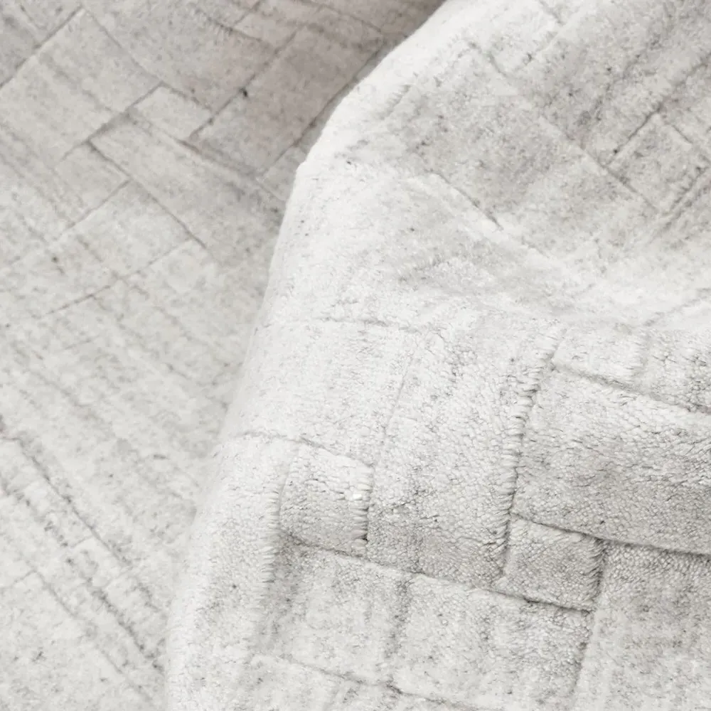 Colton Solid Rug - Alabaster Grey, Wool