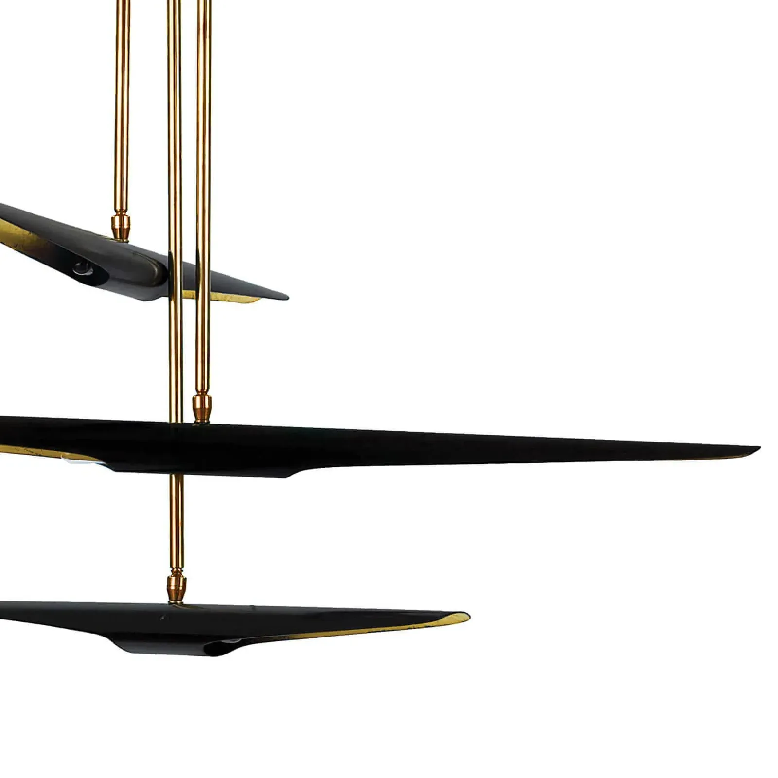 Concorde Sputnik Chandelier - Black, Steel