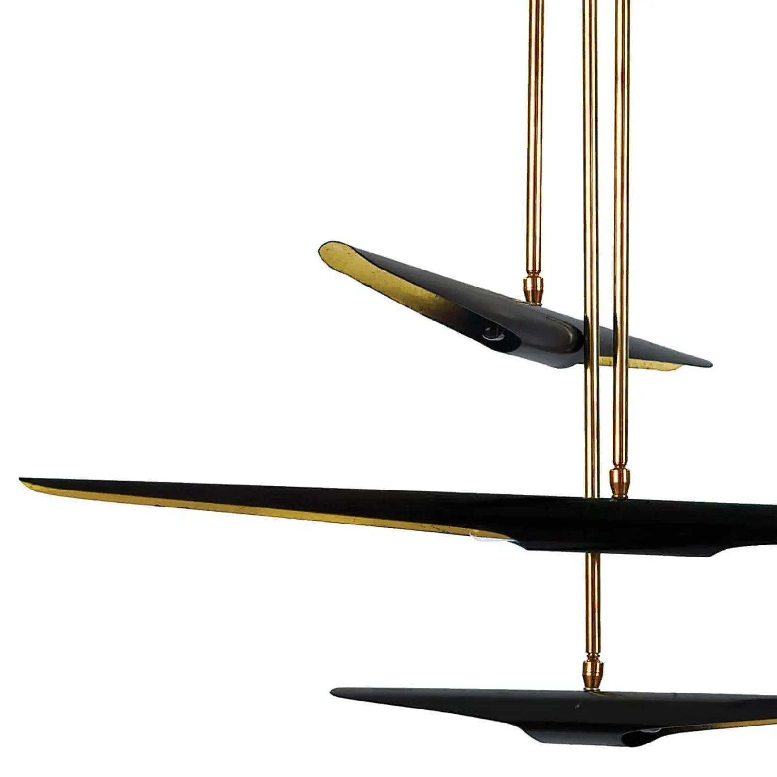 Concorde Sputnik Chandelier - Black, Steel