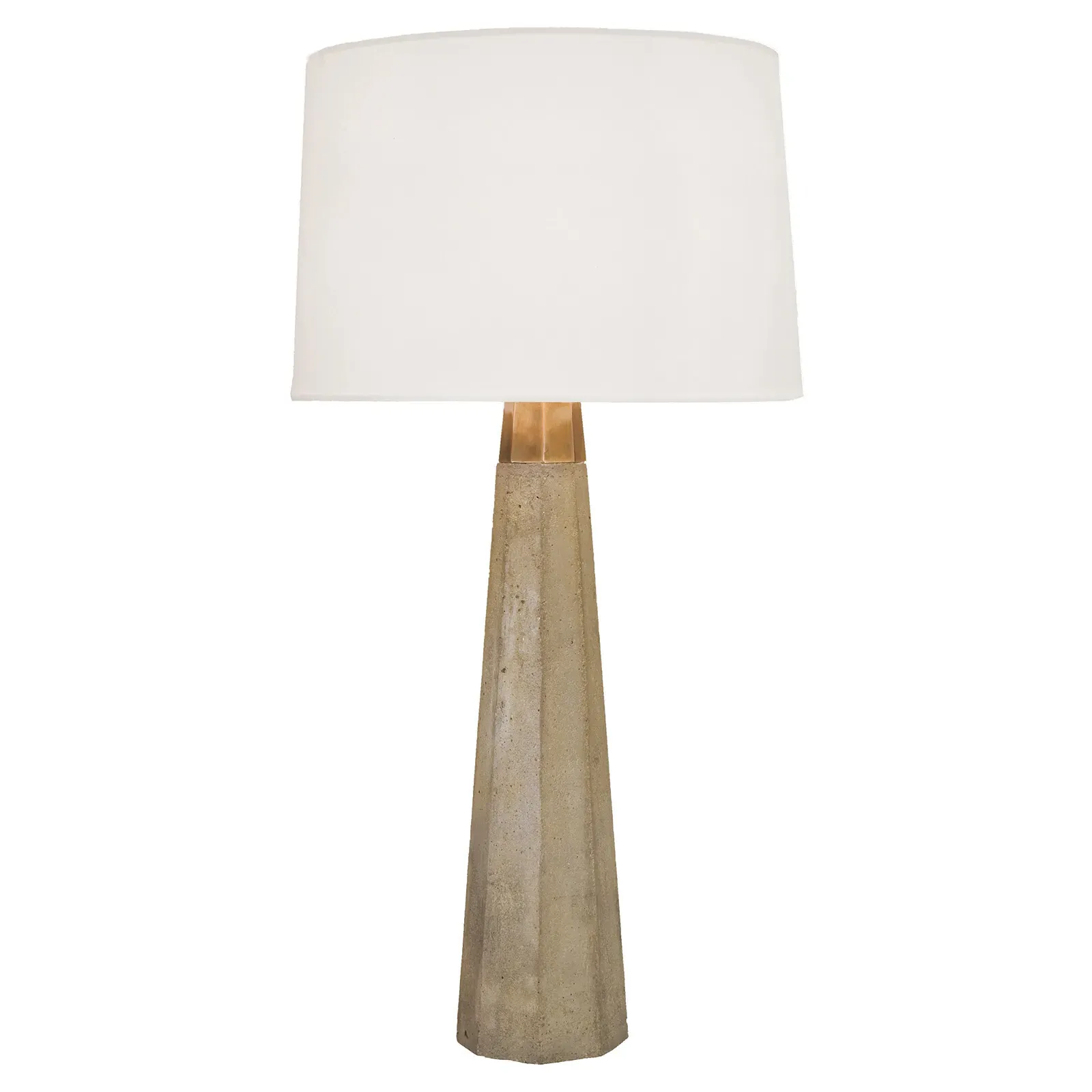Concrete Brass Wrench Table Lamp - Grey, Concrete image