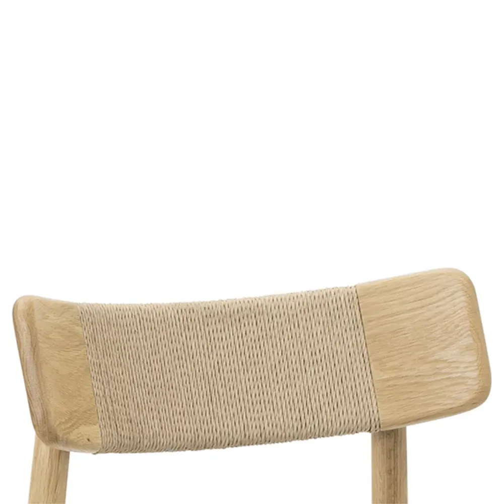 Connor Bar Stool - Brown, Oak