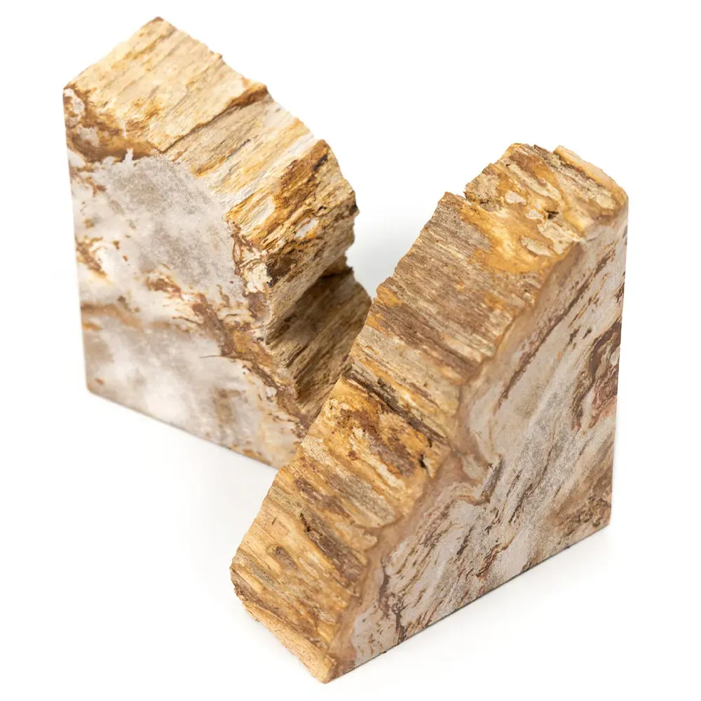 Conor Bookends - Beige, Wood