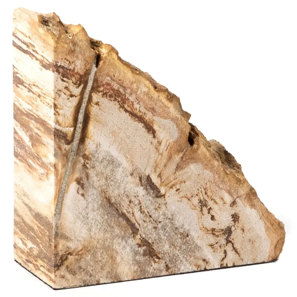 Conor Bookends - Beige, Wood