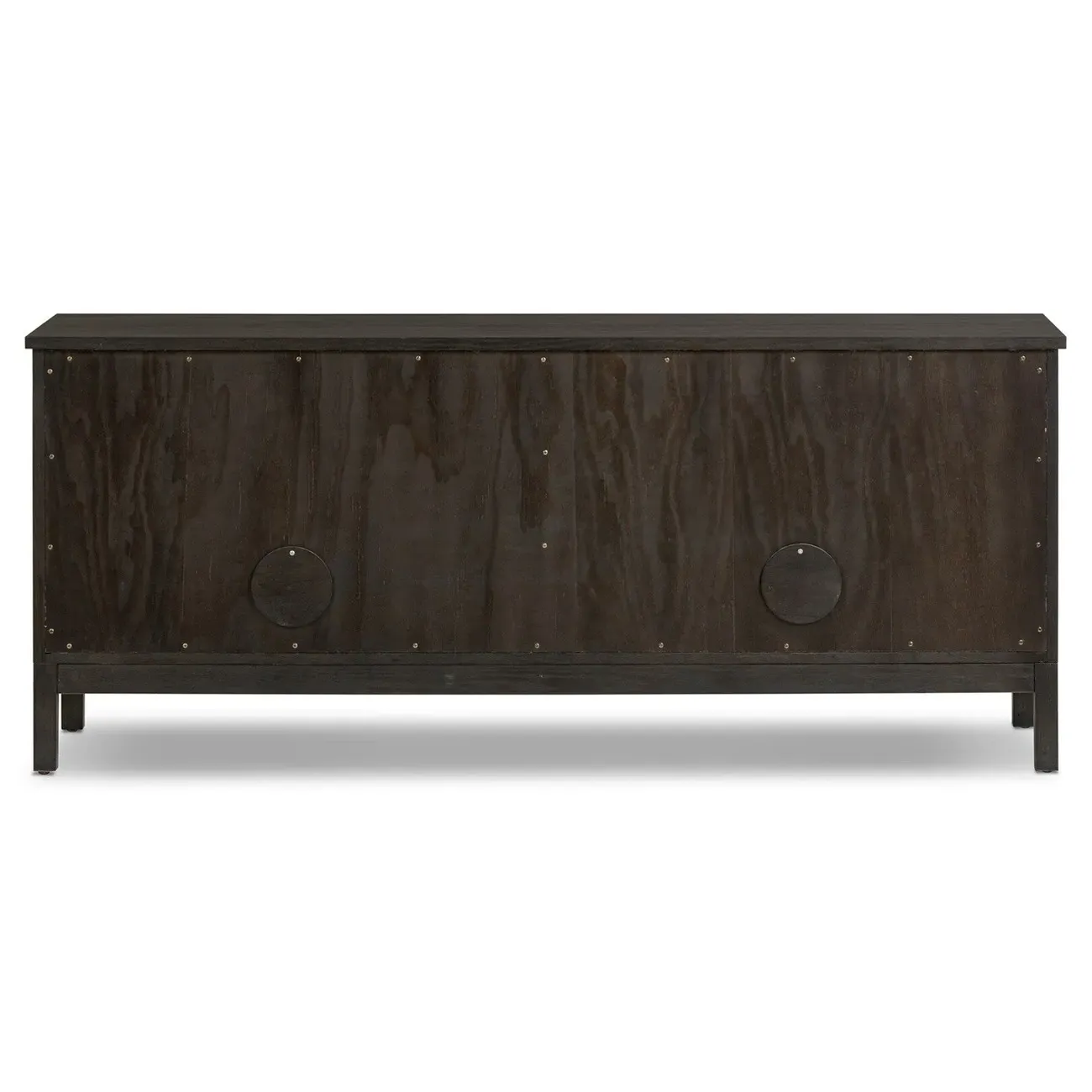 Constance 66" Media Console - Black, Oak
