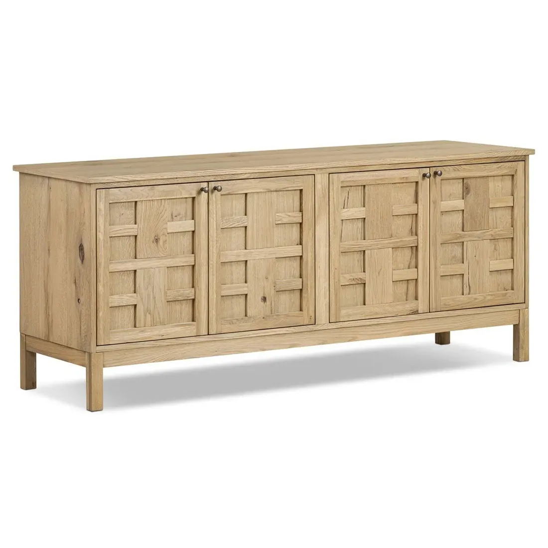 Constance 66" Media Console - Brown, Oak