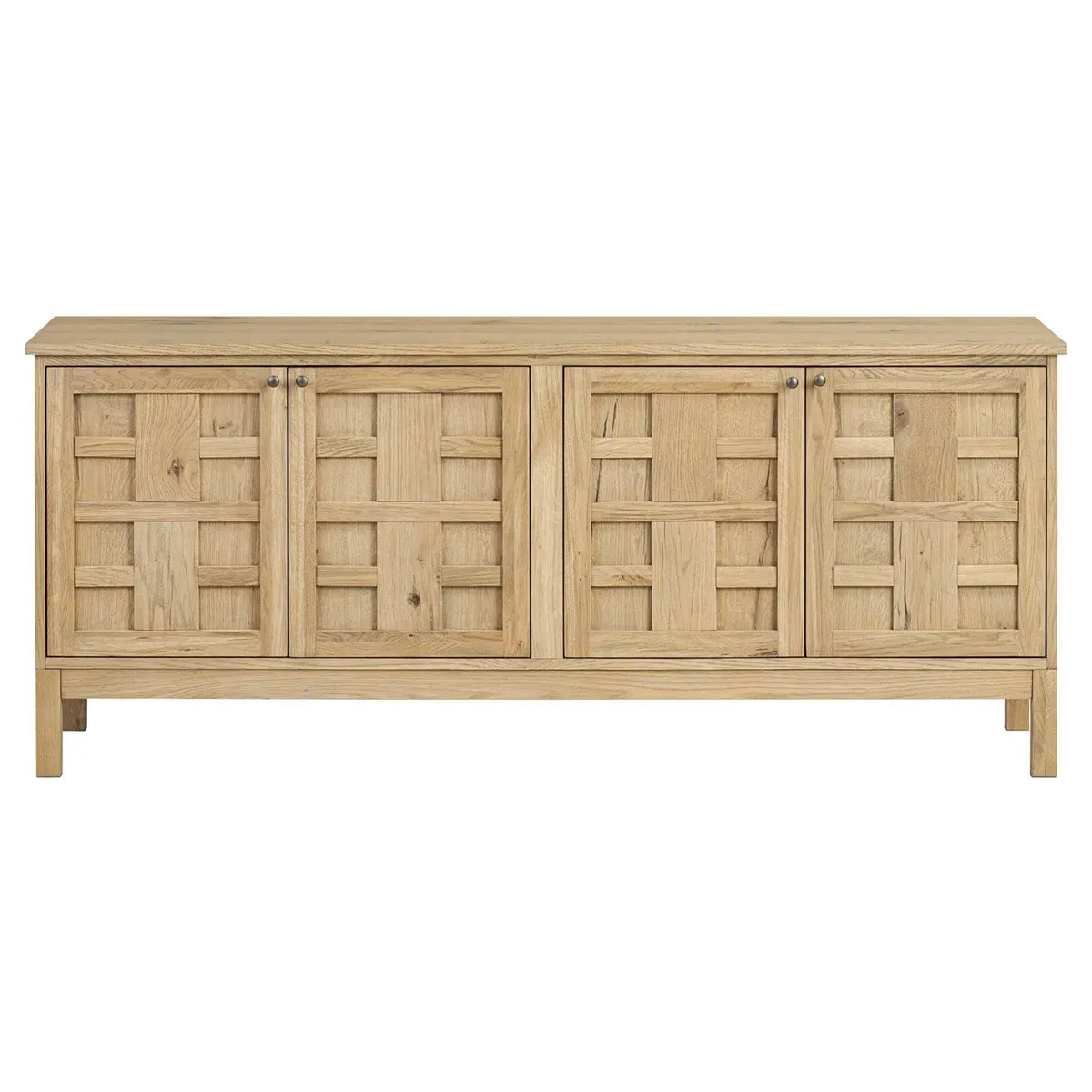 Constance 66" Media Console - Brown, Oak image