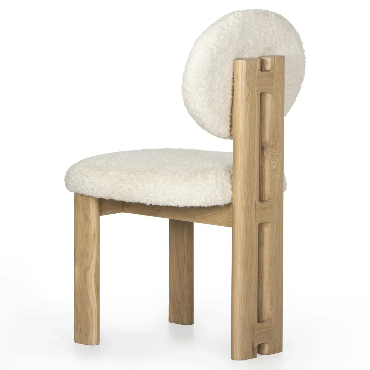 Cooper Dining Side Chair - White, Oak