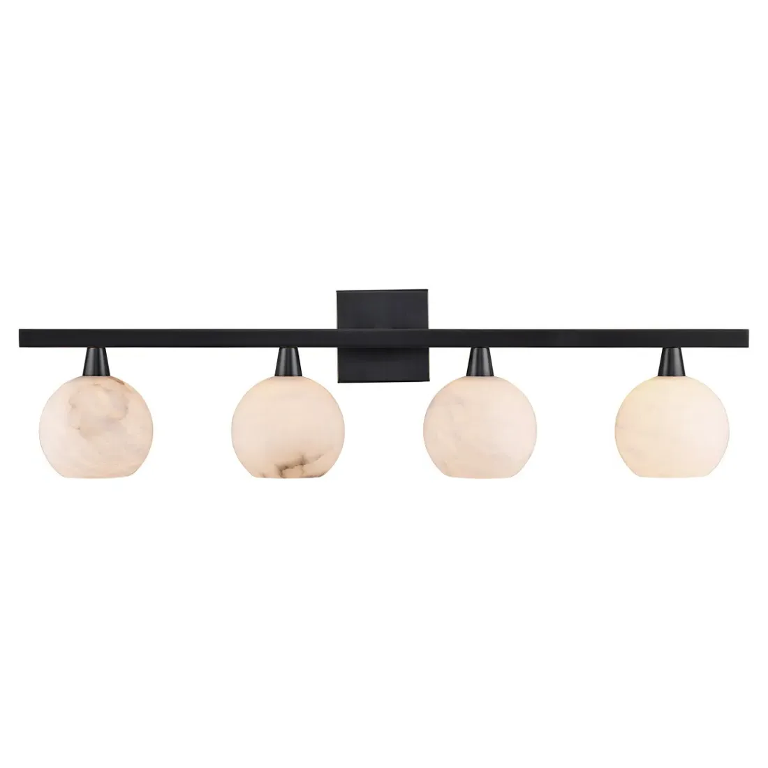 Cora Bath Bar Sconce - Oil Rubbed Bronze, Alabaster