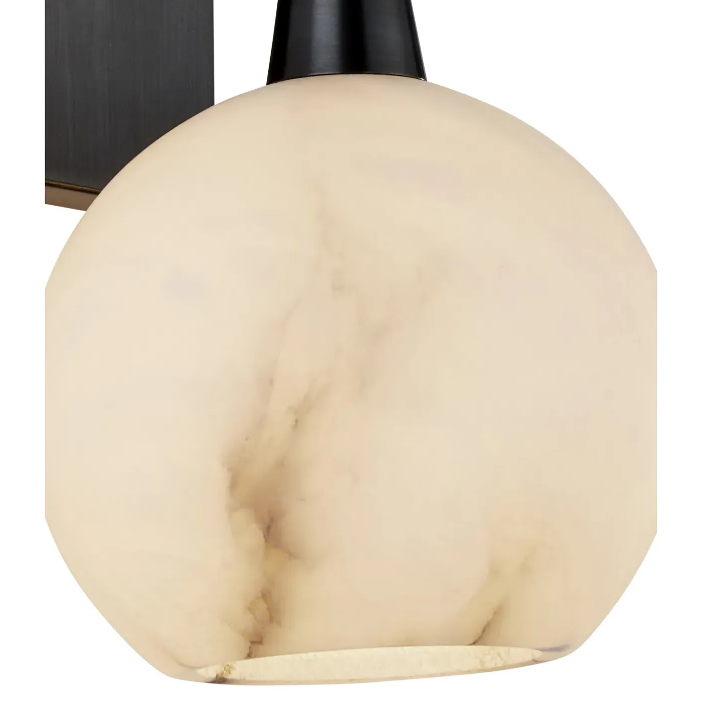 Cora Bath Wall Sconce - Oil Rubbed Bronze, Alabaster