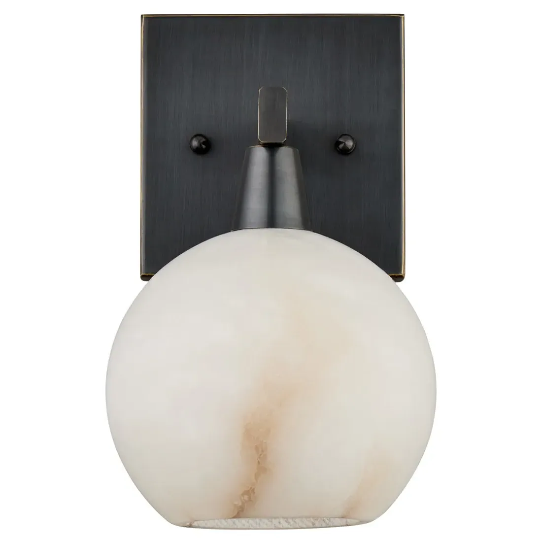 Cora Bath Wall Sconce - Oil Rubbed Bronze, Alabaster image