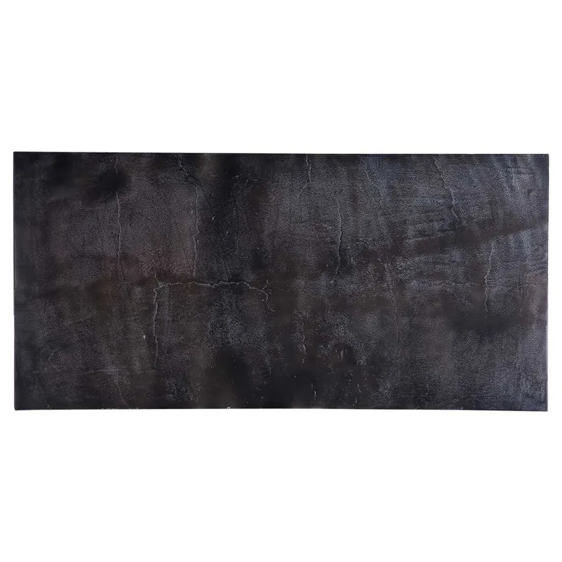 Cora Industrial Console Table - Black, Aluminum