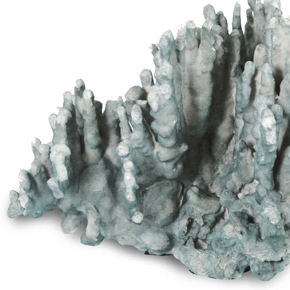 Coral Decorative Sculpture - Blue, Resin
