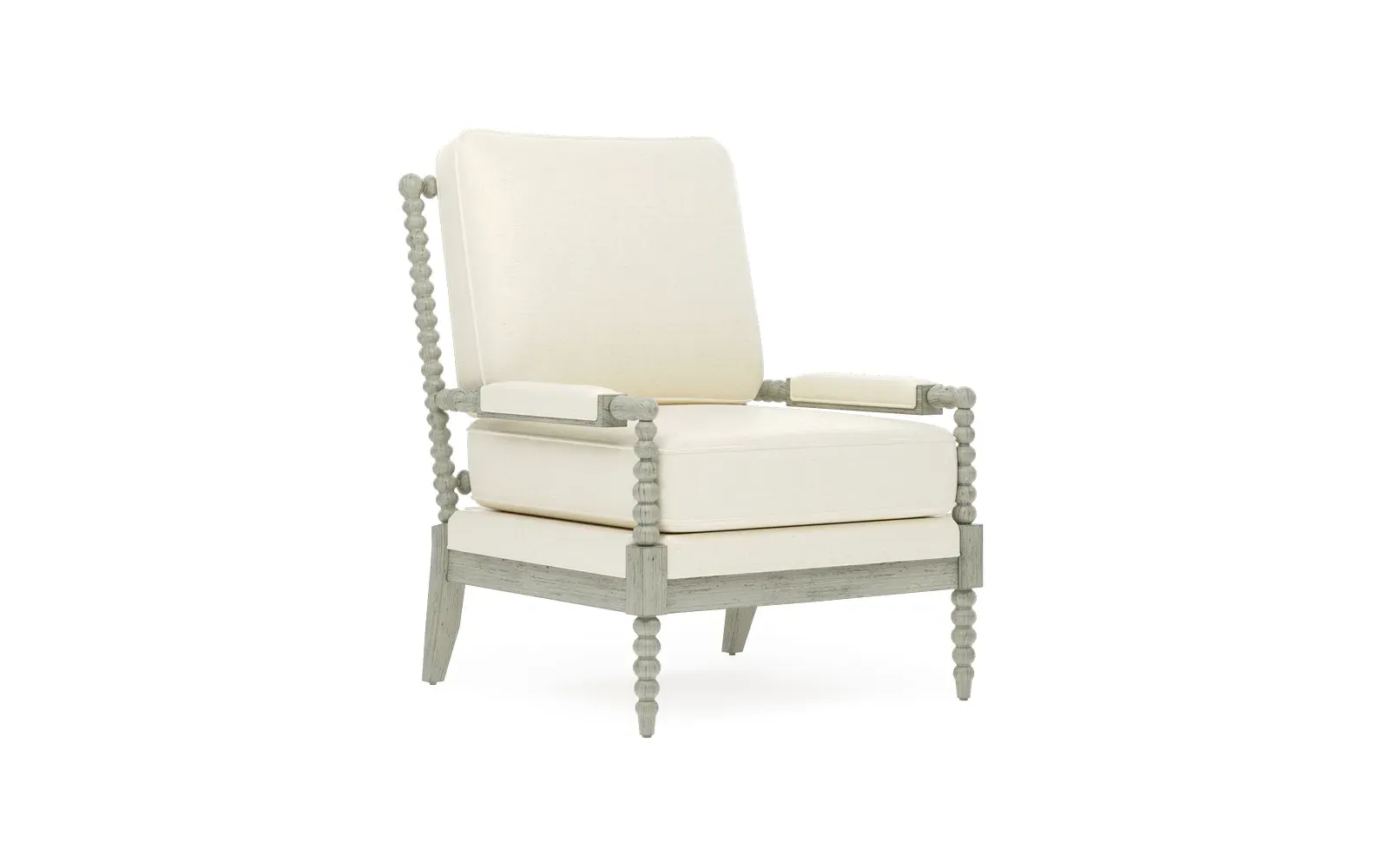 Coralie Armchair - Heathered Ivory, Crypton