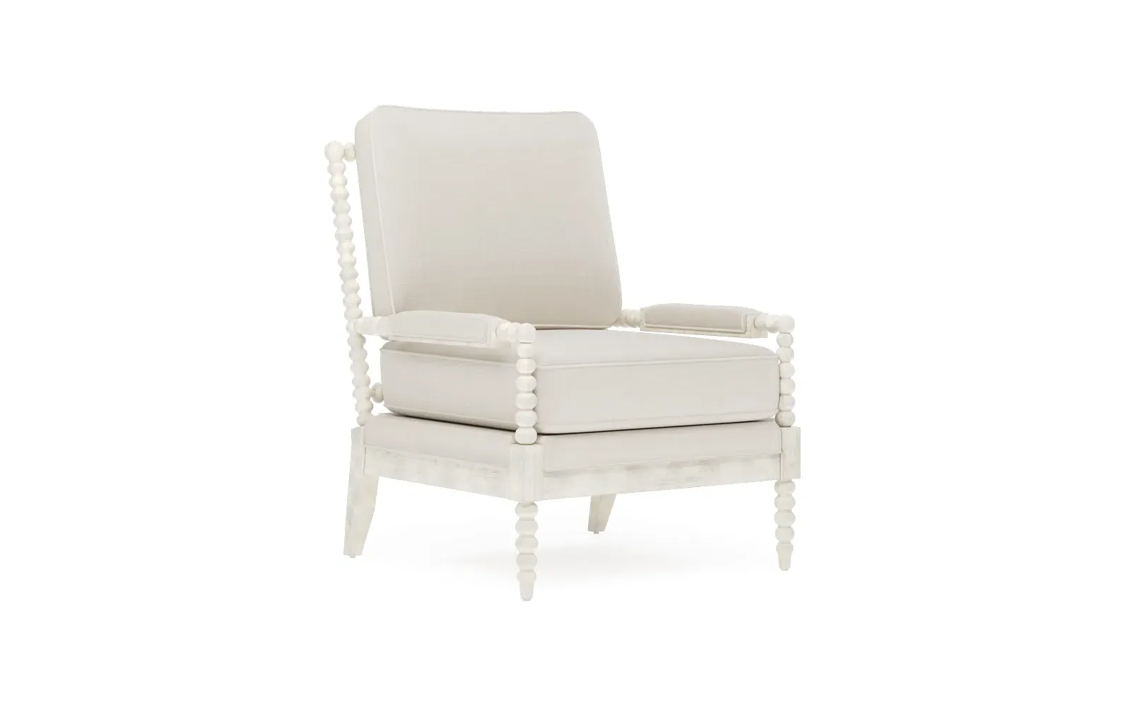 Coralie Chair - Fog, Hardwood