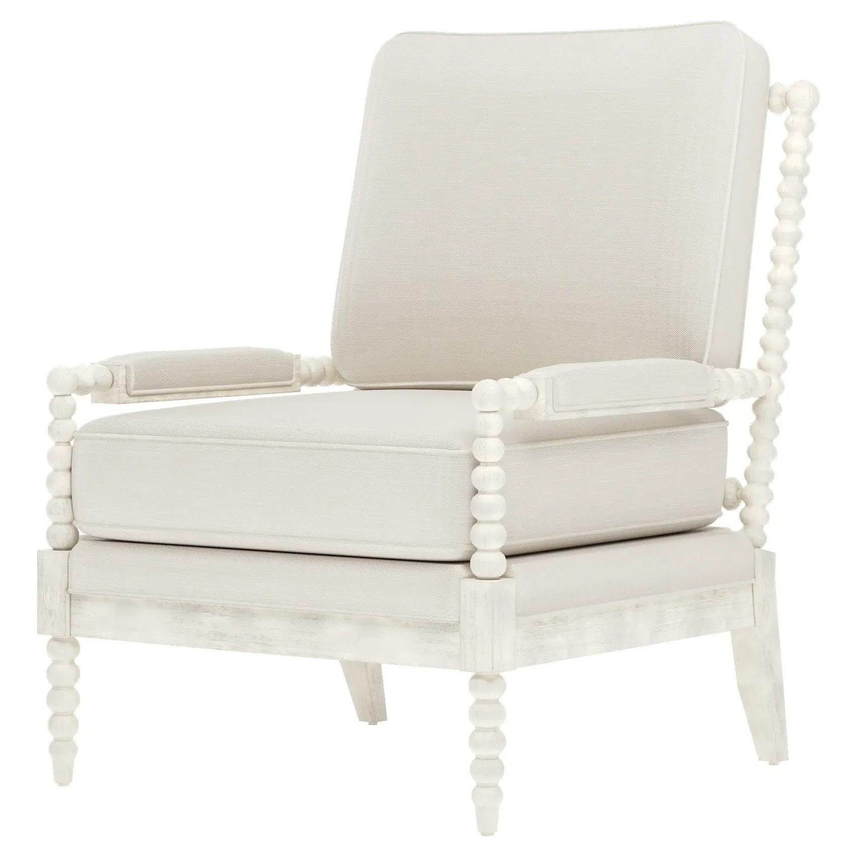 Coralie Chair - Fog, Hardwood