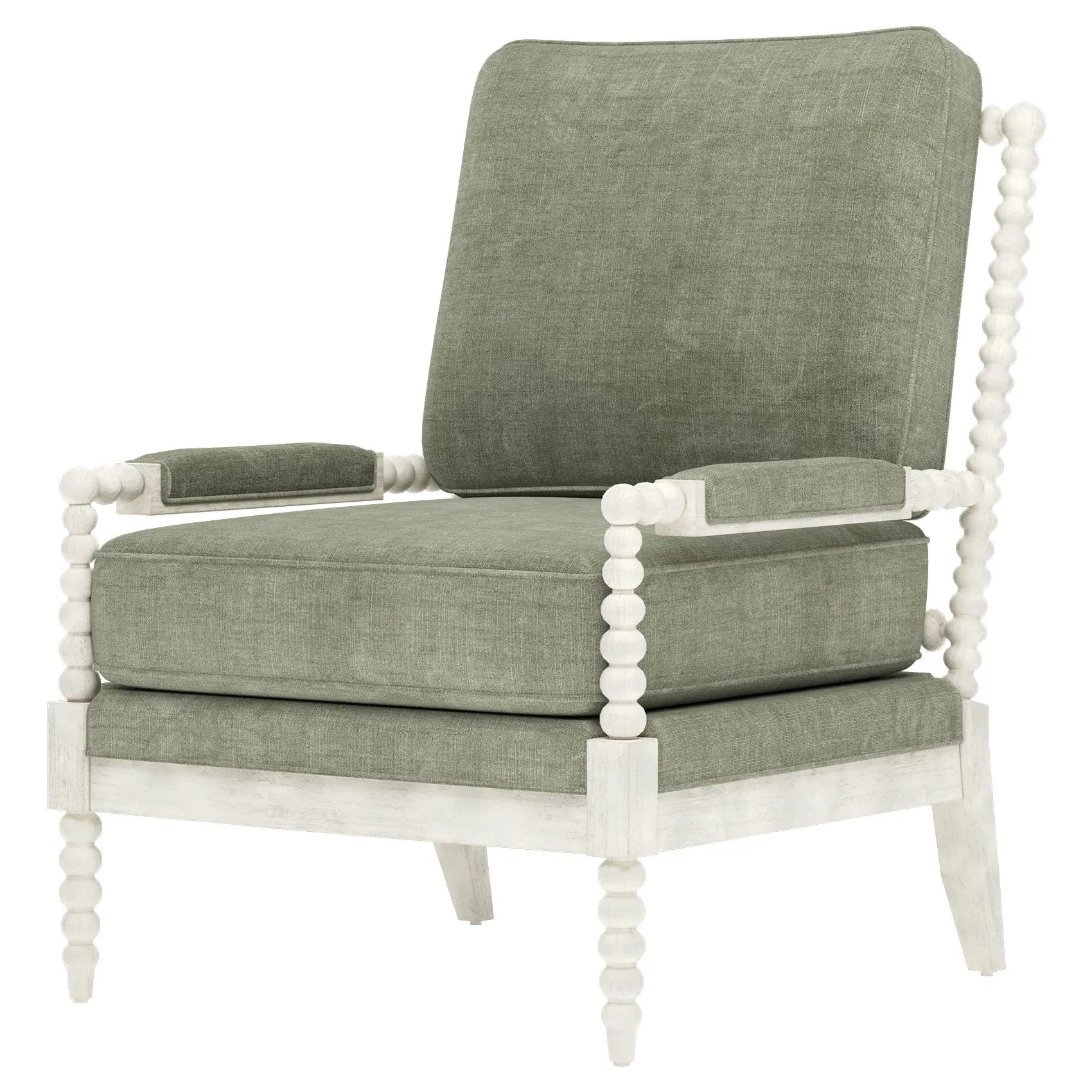 Coralie Chair - Willow Green, Velvet image